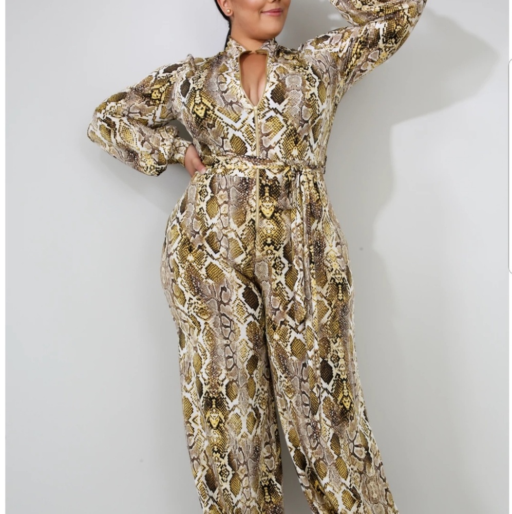 Snake skin jumper